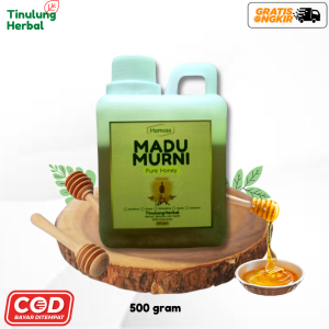 FREE ONGKIR Madu Asli Murni Super 500 g - Hamasa Raw Honey