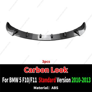 sapid Front Air Dam Splitter Bumper Lip For BMW 5 Series F10 F11 2010-2013 Standard Version Protector Body Kit Tuning Accessories 2T9N6