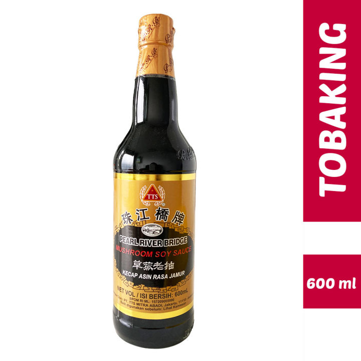 Pearl River Bridge Mushroom Soy Sauce 600ml Kecap jamur