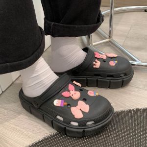 YaKo Collection Hit 🦩รองเท้าแตะแฟชั่นหัวโต รองเท้าหัวโตน่ารักๆ🐷มีให้เลือก 3 สี รองเท้าหัวโตพื้นหนาน้ำหนักเบาสวมใส่สบาย 💕