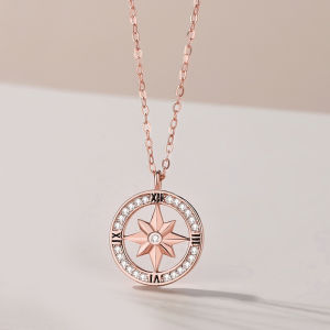 iTM kalung Pasangan Bentuk Delapan Bintang Lonceng Dalam Kehidupan Astrolabe Sepasang Hadiah Kekasih