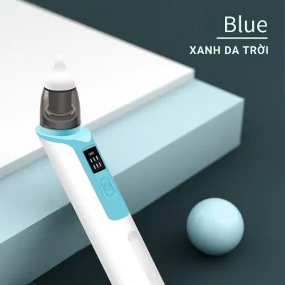 Máy Hút Mũi Cho Bé BabyMix - Dụng Cụ Hút Mũi Cho Bé An Toàn Không Đau - 6 Chế Độ Hút - Sạc Điện Bảo Hành 12 Tháng