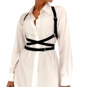 Leather Harness For Women Punk Harness Punk Leather Harness Belt Underbust Corset Top With Strap Punk Body Chain Belt