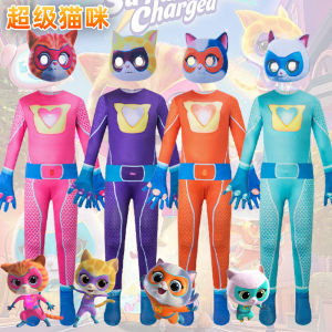 Super Kitties onesie super kitty tights halloween cos costumes stage show costumes