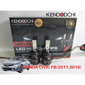 🔥READY STOCK🔥KENDODCHI 2Pcs H7 LED Car Headlight FOR HONDA CIVIC FB(2011-2016) product by Malaysia