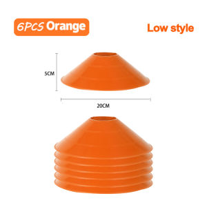 12Pcs Training Cone 18cm Sport Cones Training Football Soccer Sport Cone Agility Ladder