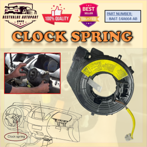 💫MALAYSIA READY STOCK💫FORD RANGER T6 FIESTA MK7 FOCUS 1.6 MAZDA 2 OLD CLOCK SPRING FULL SPEC SPIRAL STEERING CABLE SWITCH AIR BAG HORN
