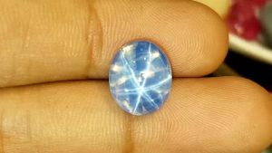 CINCIN BATU PERMATA WHITE STAR Ceylon HIGH QUALITY