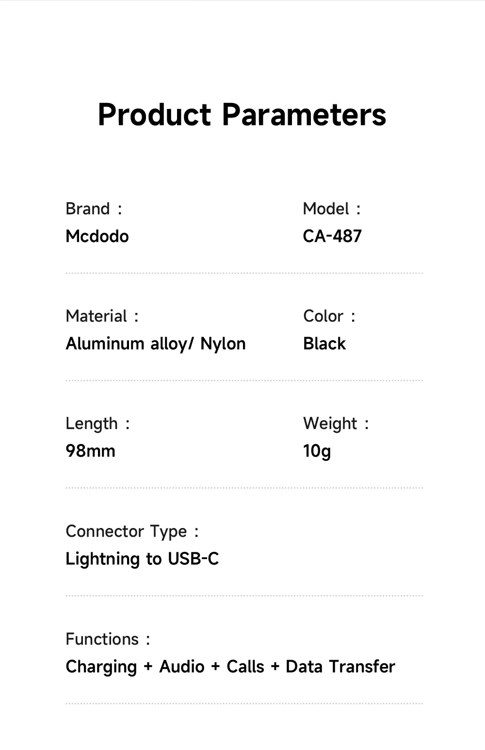 Khả năng tương thích rộng của adapter Mcdodo CA-4870 với các thiết bị Apple - chube.vn
