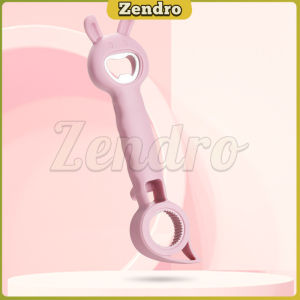ZEO Creative Multifunction 4 in 1 Bottle Opener Can Opener household Beer Beverage Juice Cap Opener Cute Rabbit Ears