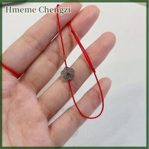 Hmeme Fashion Creative Lucky Rich Flower Hand Rope Ring For Women Men Adjustable Handmade Braid Bracelets Jewelry Couple Gifts