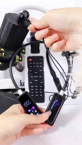 Wireless Bluetooth earphones with high-definition screens neckband earphones Bluetooth 5.4 high fidelity stereo noise cancelling sports earphones and ultra long battery life