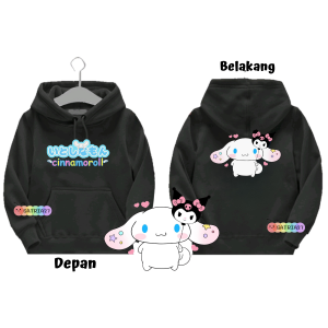 (PROMO)JAKET ANAK LAKI LAKI PEREMPUAN JAKET ANAK CINNAMOROLL JAKET FLEECE ANAK USIA 2-12 SWEATER HOODIE MURAH COD