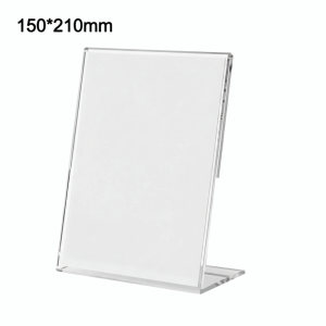 MIRELAE A4/A5 Table Sign Holder L-Type Clear Transparent Acrylic Display Stand Ad Frame Menu Paper Holder Exhibit Display