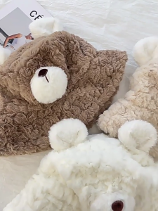 Thời trang 3D Tai GẤU MŨ ngư dân Trọng lượng nhẹ Mũ tai bèo thoáng khí và thoải mái cho hoạt động ngoài trời thời trang