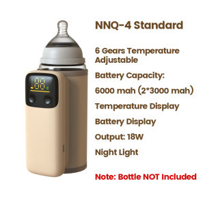 Orzbow USB Rechargeable Wireless Portable Milk Bottle Heater Travel Use Baby Feeding Bottle Warmer Insulated Bag