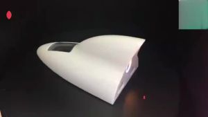 Car solar strobe light car anti-collision LED automatic strobe light shark fin roof decoration antenna anti-collision warning light decorative light tail wing modification