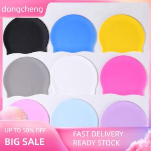 dongcheng Silicone World Silicone Swimming Cap Men Women Long Hair Waterproof Color High Elastic Adults Swim Pool Hat Diving Hat
