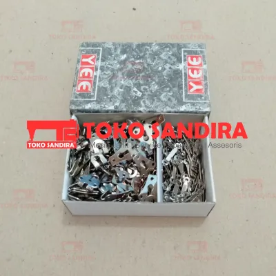 12 pasang Kancing Hak Kait YEE/Kancing hak Gaet/kancing hak celana/alat jahit/kebutuhan menjahit/toko perlengkapan menjahit/asesoris menjahit/kancing hak masag