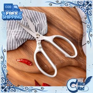 Gunting Tajam High Quality / Gunting Kulit Daging Serbaguna / Gunting Stainless Praktis