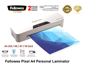 Fellowes Pixel A4 Personal Laminator -  (Laminator Machine laminate machine laminate Laminator heavy duty laminator)