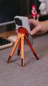 Aluminum Magnetic Phone Holder+Laptop Stand+Desktop Riser+Selfie Stick Tripod Adjustable Height for phone Tablet Laptop