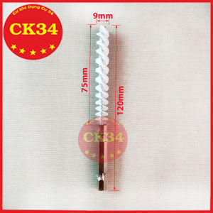 Bàn chải đánh gỉ chổi đánh gỉ vệ sinh lỗ thông ống các kích cỡ từ 8-25mm sợi nhựa trắng mềm mịn