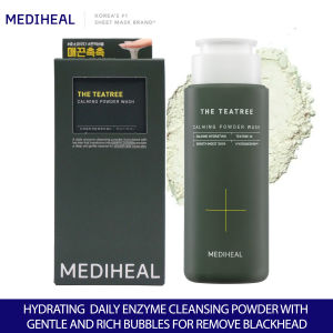 MEDIHEAL The TeaTree Calming | Pore Powder Wash 50g - Deep yet gentle cleansing w/ creamy bubbles