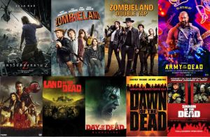 Flash Drive 64 Gb Zombies set : World War Z_Zombieland Duology_Army of The Dead ภาพ Full HD และ 4K
