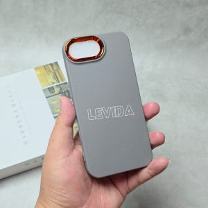 Case Iphone 16E SoftCase Macaron Leather List Crom