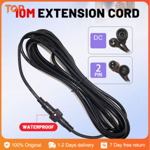 Solar Light Extension 5M Cable Thick Wire Power 10M Cord Solar Powered Flood Light Waterproof IP67