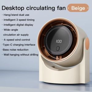 XM 2025 New Upgrade Rechargeable Table Fan 50000mAh 100-Speed Adjustable Air Circulation Fan Ultra-Long Standby desk fan Japan New Turbo Technology Desktop Fan 360° Rotation Silent Fan