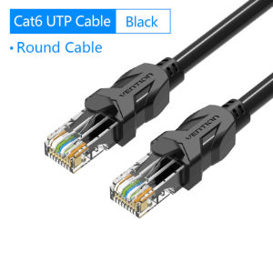 Vention Cáp Ethernet Cáp Lan Dẹt Cat6 Cáp Nối Mạng UTP Rj45 Cat6 Dây Cáp Tròn Internet Tốc Độ Cao 2M 5M 10M 15M 20M 30M Cho PS PC Bộ Định Tuyến Modem Máy Tính Cáp Cat 6 dây