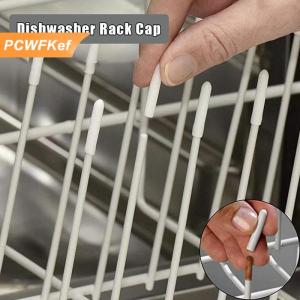【PCWFKef】 50pcs máy rửa chén giá Mũ tip tine Bìa cap linh hoạt Vòng kết thúc Mũ bảo vệ tay áo cho sắc nét bài viết để ngăn chặn va chạm
