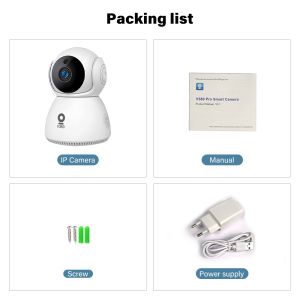 Kamera IP V380 PRO Kamera PTZ HD dalam ruangan kamera keamanan CCTV rumah pintar dua arah nirkabel