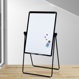 90X120CM Whiteboard With Stand Magnetic Aluminum Mobile White Board H-type With Wheels Office&School Supplies