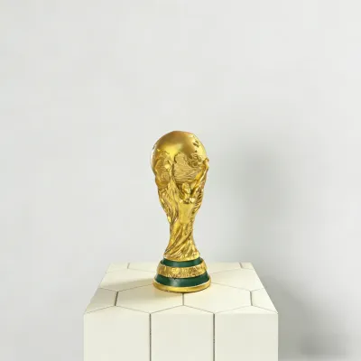 Mô hình cúp World Cup Hercules bằng nhựa resin vật trang trí lưu niệm dành cho người hâm mộ bóng đá ở Mỹ Canada và Mexico. 0520x