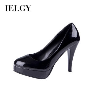 IELGY (Large size 34-42) 10cm high heels stiletto round toe temperament high heels women