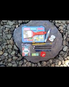 Kotak Peralatan Menggambar Warna Set 10 Rautan Krayon Kuas Alat Kerik Gambar Drawing Pen Pensil Penebal Gambar Correction Pen Rautan Dua Lubang Pensil Penghapus