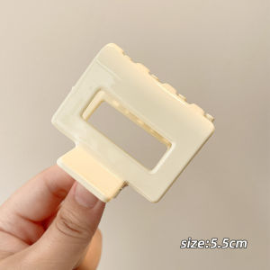 คลิปหนีบผมขนาดใหญ่อะคริลิเกาหลีแฟชั่นสาวสีคลิปผม