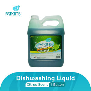Patkins Antibacterial Dishwashing Liquid – Grease-Fighting Formula (1 Gallon)