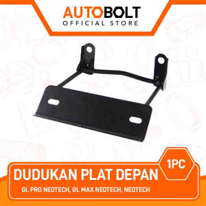 Dudukan Plat Nomor Depan Neotek Neotech & GL Pro & GL Max Breket Braket Bracket Plat Besi