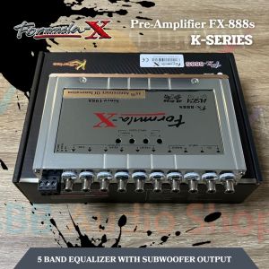 (ของแท้ 100 %) FORMULA-X รุ่น FX-888S K-Series สีใหม่พิเศษ สี ROSE GOLD ปรีแอมป์ 5 แบนด์ เสียงดี รุ่นพิเศษครบรอบ35ปี ได้รับรางวัลการแข่งขันมากมาย