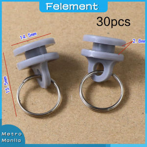 30pcs/Pack J6 Curtain Pulley For Truck Car J6 Curtain Roller With Ring