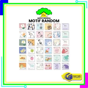 MI-C924 Tissue Karakter Lucu Isi 120 Lembar Sekali Pakai / Tisu Kering Bermotif 120 Sheets 3 Ply