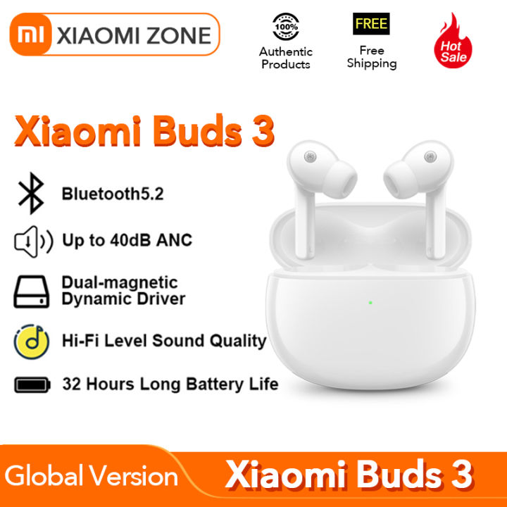 Original Xiaomi Buds Wireless Earphone Active Noise Cancelling TWS  Bluetooth Earphones Wireless headphones 2022 NEW Lazada PH