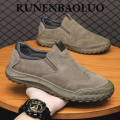 Runenbaoluo Giày bảo hộ lao động một bàn đạp Giày công trường xây dựng nam chống bụi bẩn và chống trượt đa năng thường ngày phổ biến Giày leo núi nhiệt độ cao. 