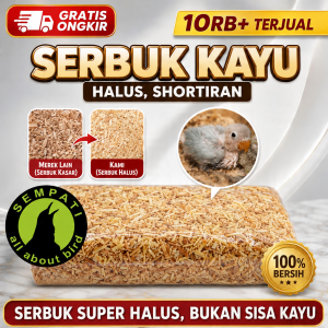 SEMPATI Wood Pellet 1Kg Premium Grade A Super Padat Anti Bubukan Pine Pellet Premium Pasir Kucing Cat Litter Pelet Kayu Alas Kandang Kucing Hamster Kelinci Burung Lovebird Piyik Bedding Anti Bau