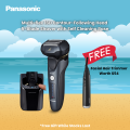 Panasonic ES-LV97-K751 Multi-Flex 5-Blade Rechargeable Shaver with Auto Cleaning System. 
