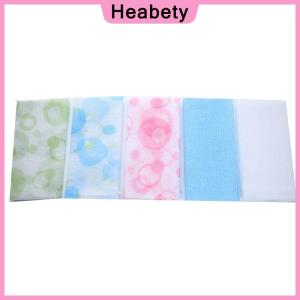 Heabety Nylon Wash Cloth Towel Beauty Body Skin Exfoliating Shower Bathroom Washing